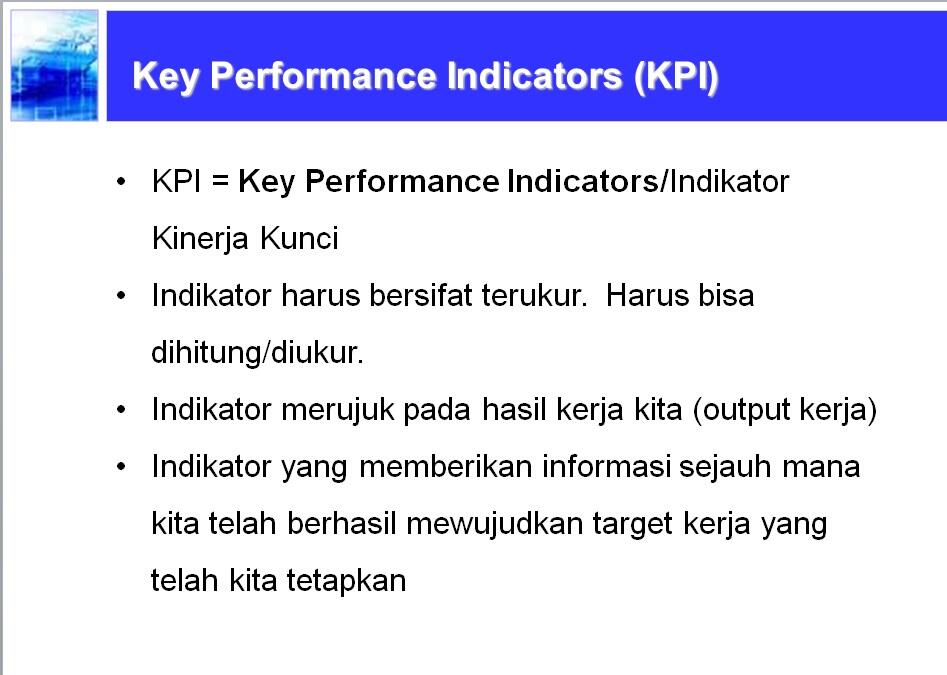KATALOG KPI Perusahaan