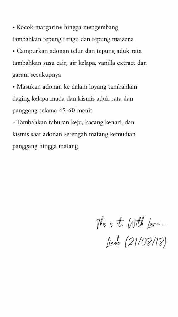 RESEP KLAPERTART PANGGANG