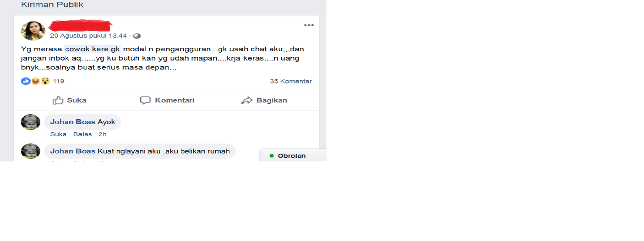 Cewek zaman not buseet dah