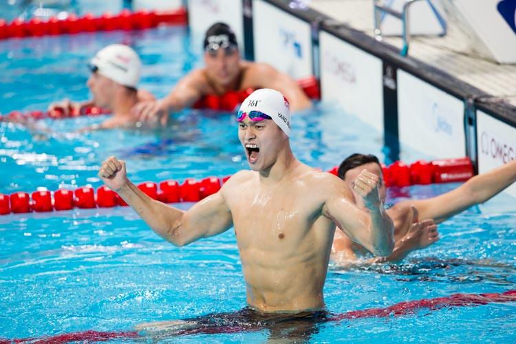 Sun Yang, BA Honor Smartphone China, meraih 3 Mendali Emas dari Cabang Renang!