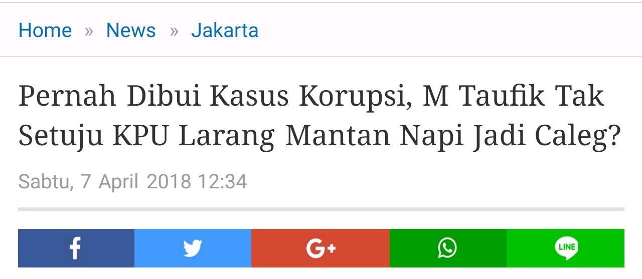 Pengganti Sandiaga, PKS DKI Mendesak M. Taufik Patuhi Pusat