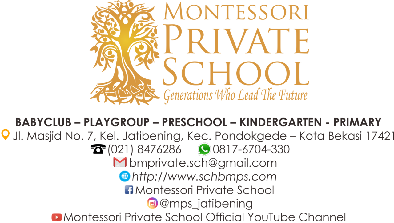 &#91;BEKASI&#93; &#91;GURU&#93; TK Montessori Private School, Jatibening (2 Posisi)