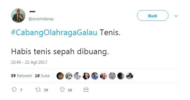 Cuitan Netizen Tentang Asian Games Ini Bisa Bikin Agan Senyum-senyum Sendiri