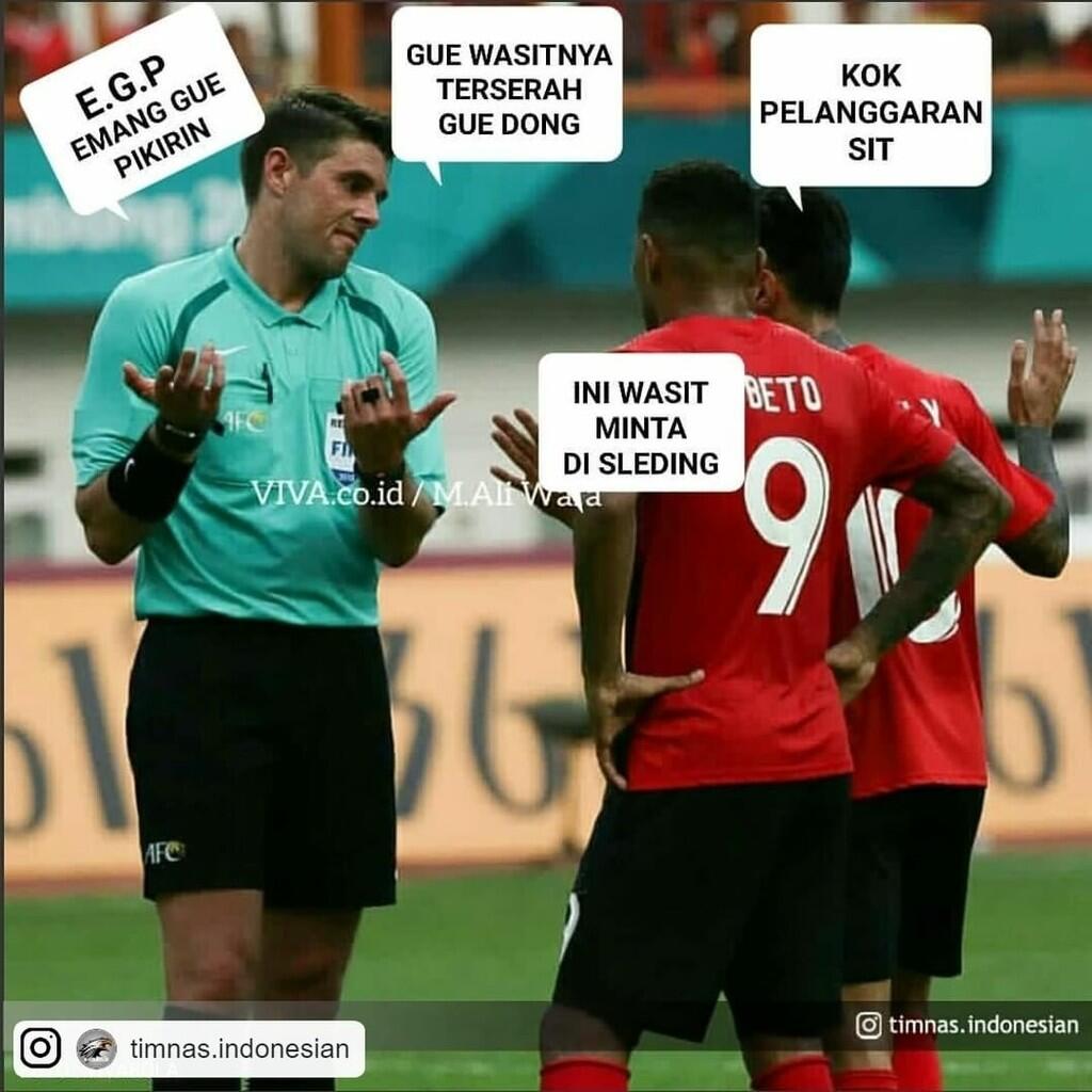 Dinilai Kepemimpinannya Merugikan Timnas U23,Instag Wasit dibanjiri komentar pedas