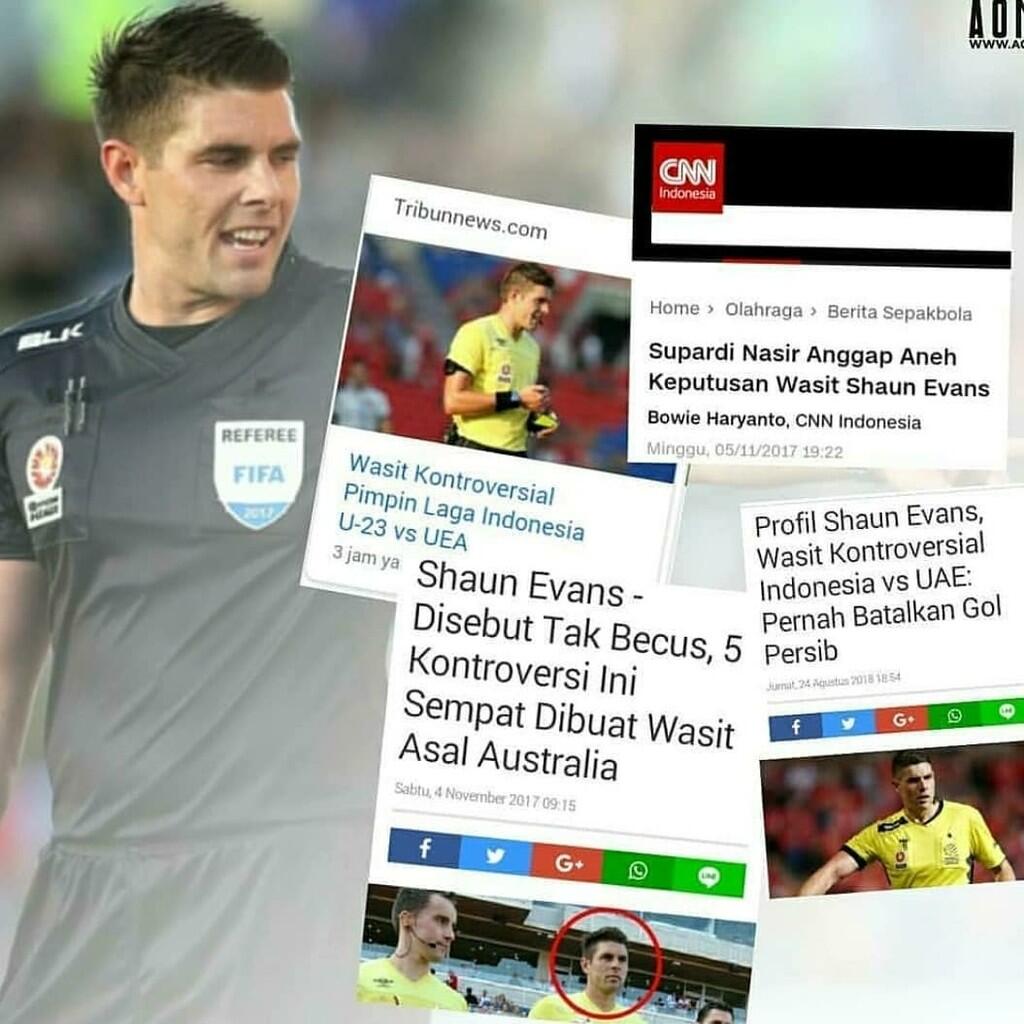 Dinilai Kepemimpinannya Merugikan Timnas U23,Instag Wasit dibanjiri komentar pedas