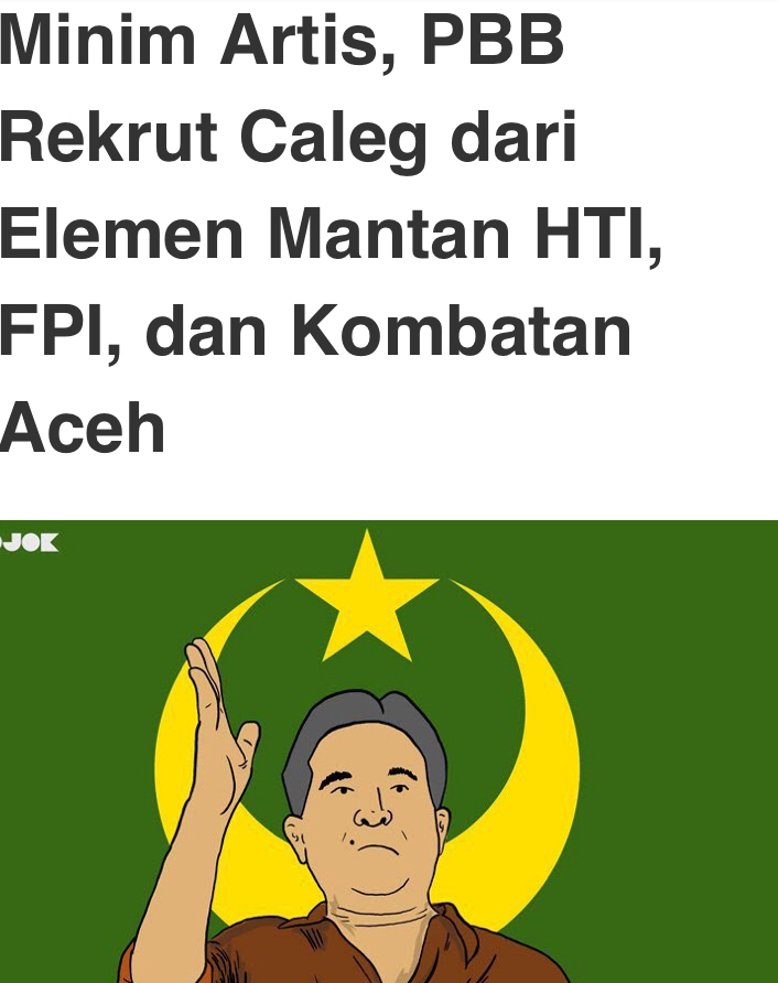 Belum Tentukan Sikap, Partai Bulan Bintang Lebih Sreg Pasangan Nasionalis Religius