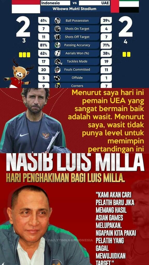 Air Mata Luis Milla di Ruang Ganti Timnas Indonesia