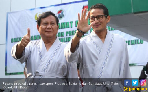 Prabowo - Sandiaga Dijagokan Responden yang Jarang Salat

