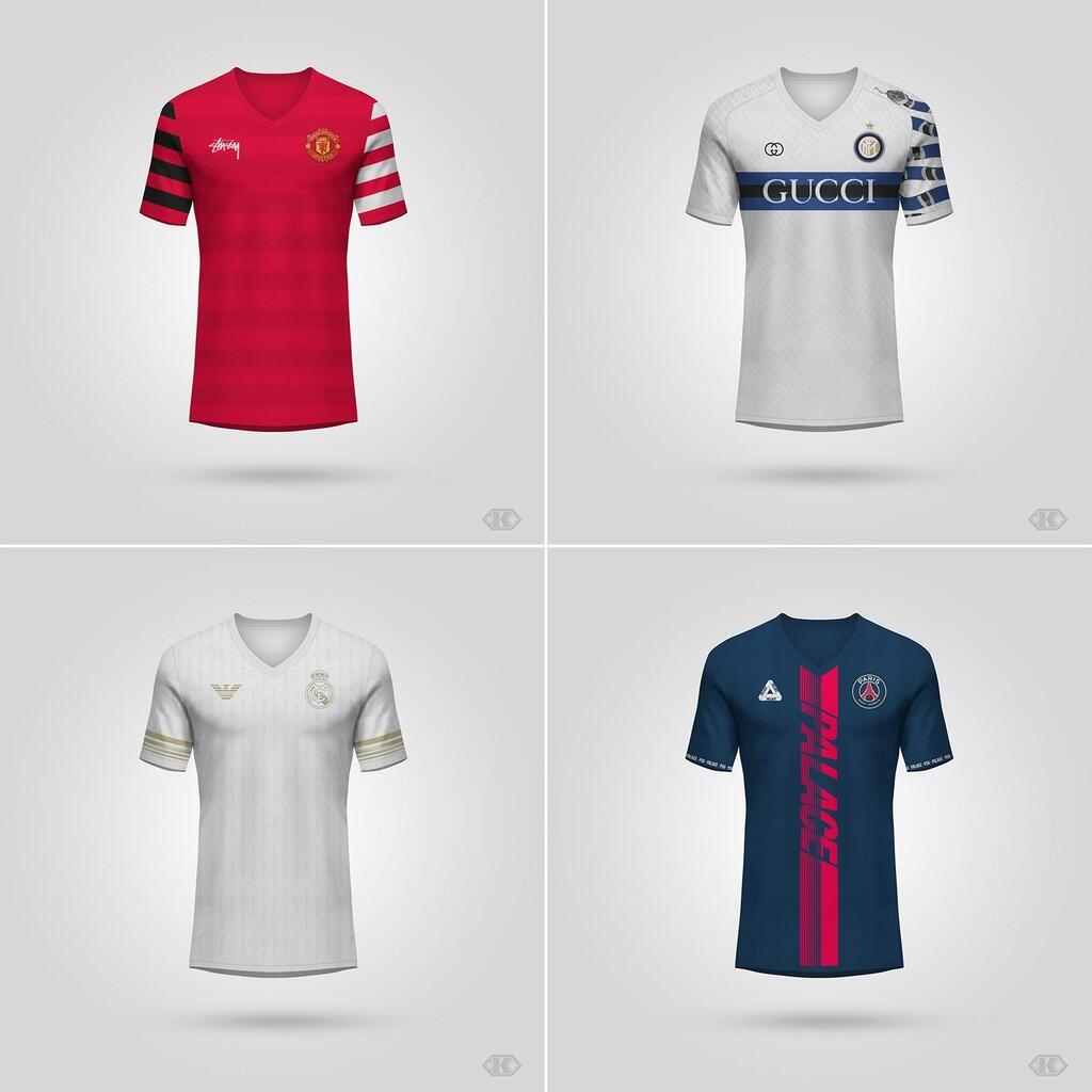 Begini Kalo MU, Madrid, Inter dan PSG Gandeng Merek Fashion Dunia Jadi Sponsor