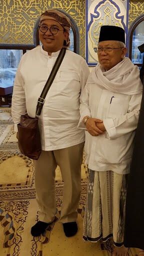 Kemesraan Fahri-Fadli dengan Ma'ruf Amin di Mekah