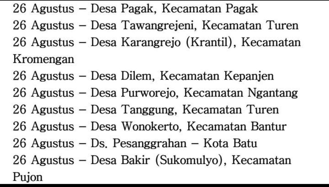 Kesemarakan Bulan Agustus