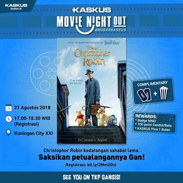 &#91;FR&#93; Bikin Baper!! KASKUS Movie Night Out Dengan Film Disney's Christoper Robin