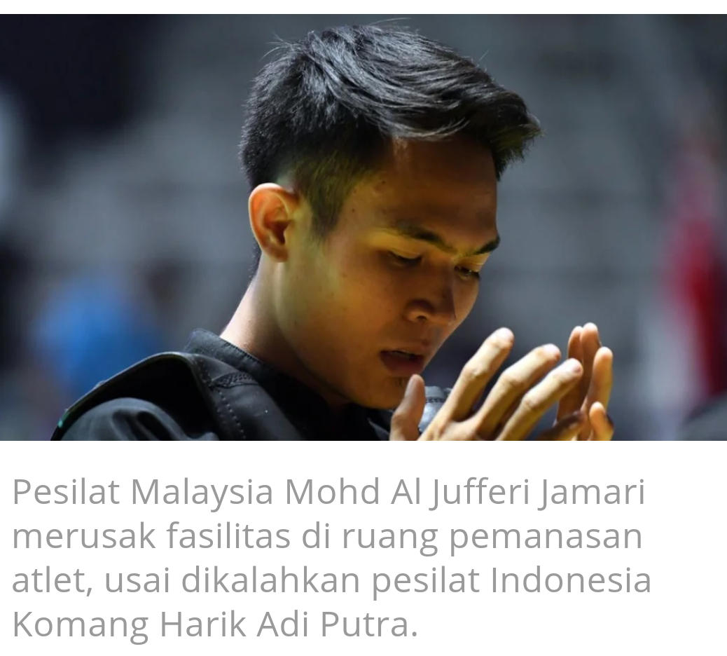 Pesilat Malaysia Rusak Fasilitas TMII Usai Dikalahkan Indonesia