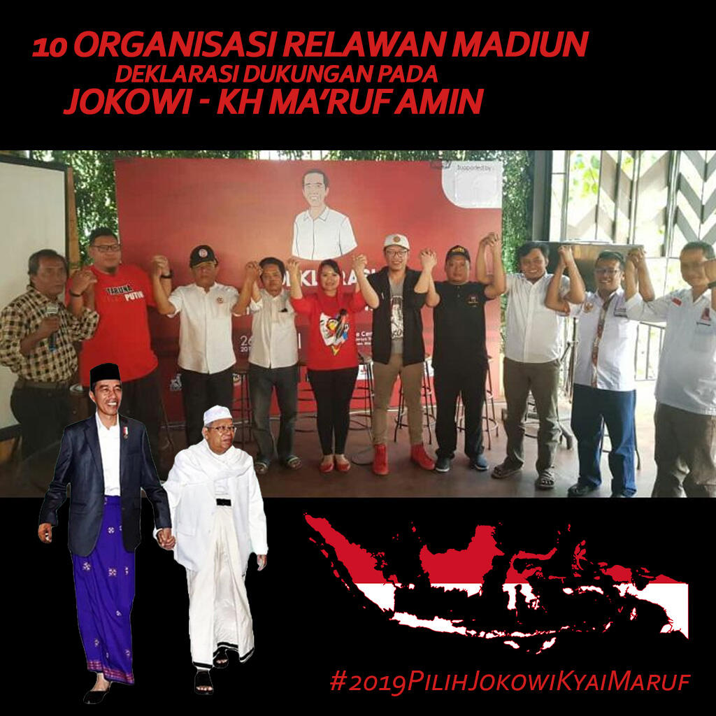 Warga Madiun deklarasikan dukungan kepada Jokowi-Ma`ruf