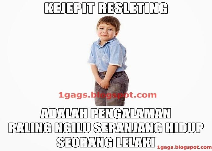 Begini Langkah Yang Benar Saat Kejepit Resleting, Yang Pernah Kejepit, Masuk gan! 