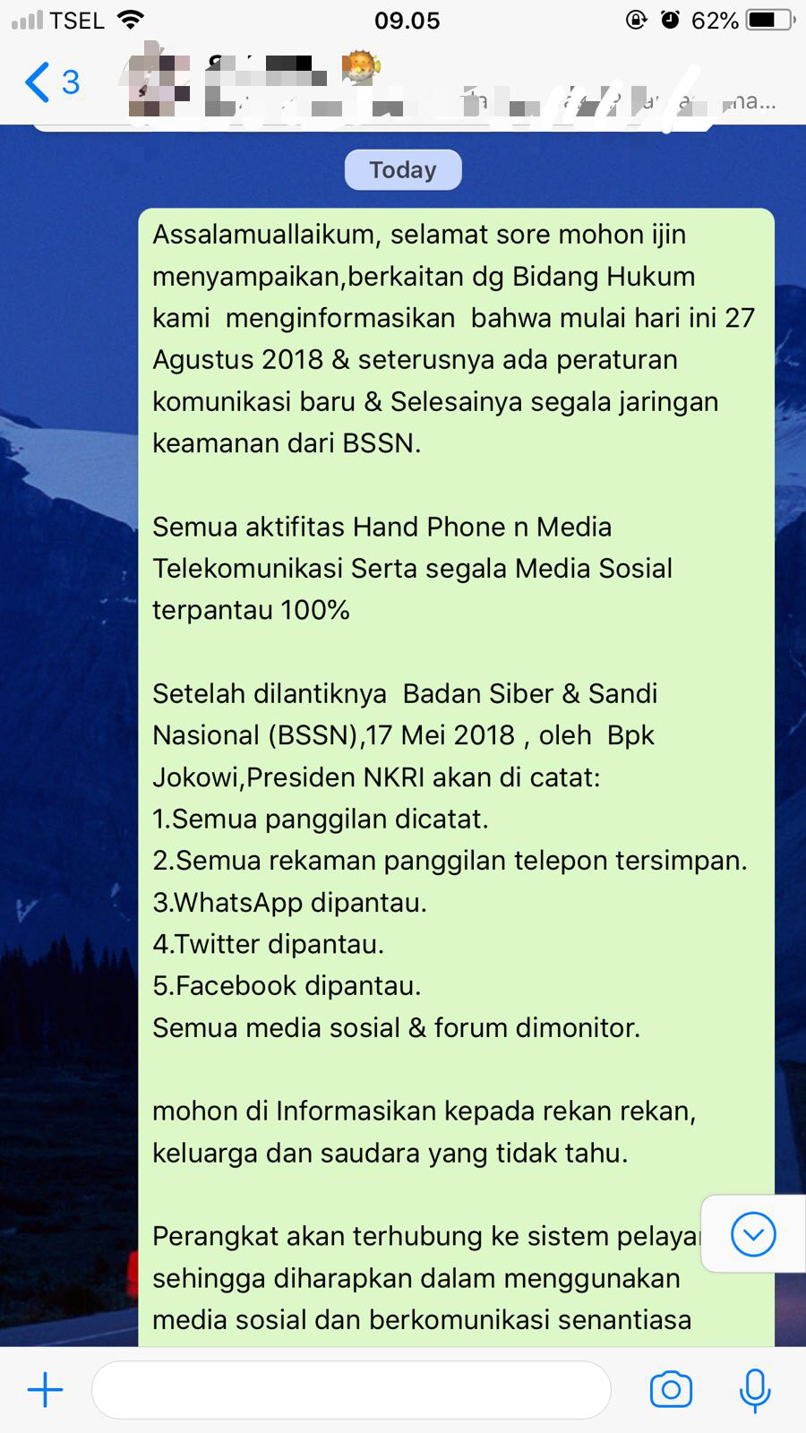 Apakah sekarang sudah tidak ada privasi dalam komunikasi elektronik???