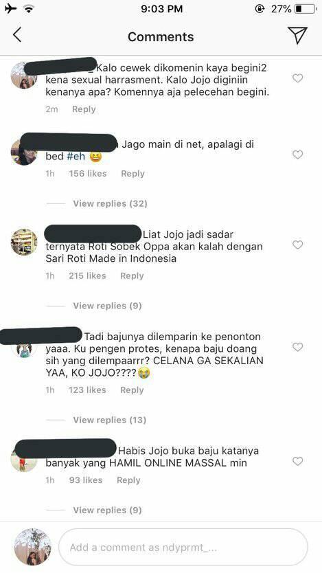 Antusiasme Kaum Hawa Terhadap Jojo