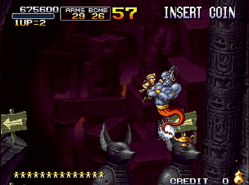 &#91;Top 5&#93; Game Legendaris Metal Slug Ternyata Punya Easter Egg, Ada Lampu Aladin Gan !