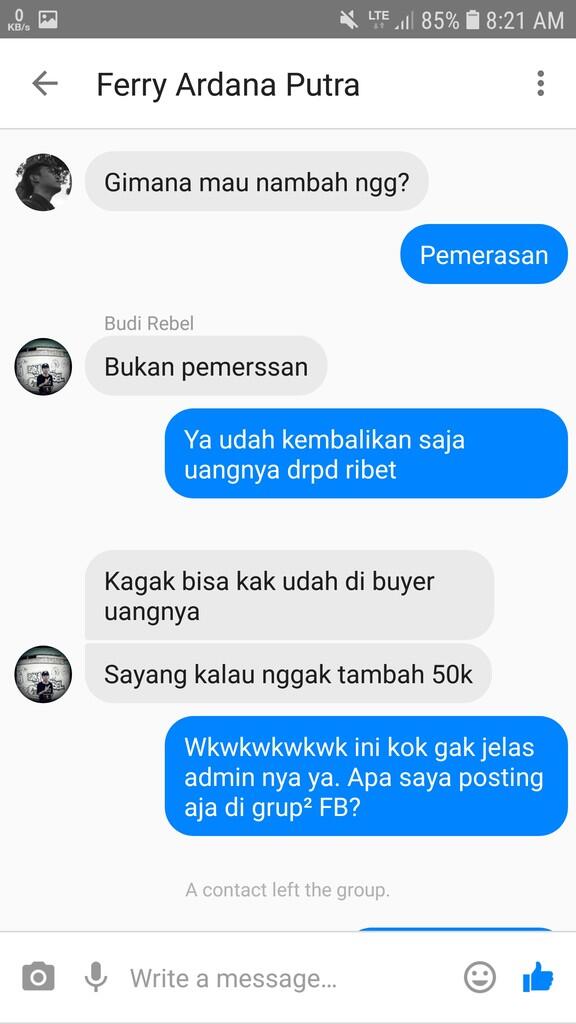 Awas Admin Banyak Testimoni Juga Nipu Ternyata!!