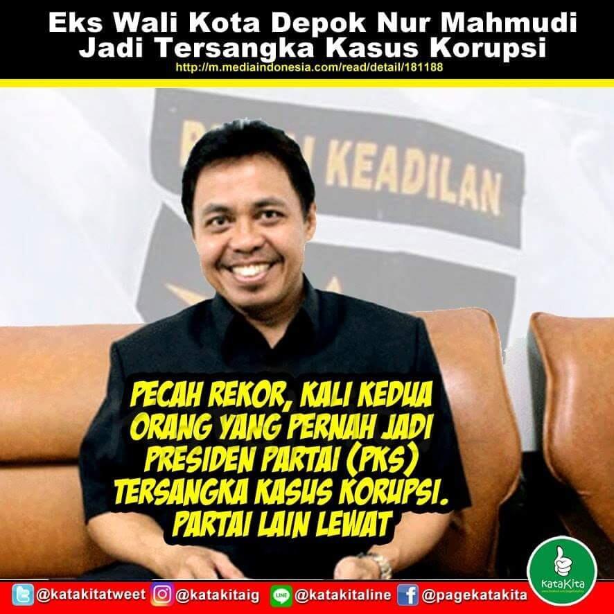 Eks Presiden PKS Eks Walkot Depok Jadi Tersangka Tersangka Kasus Korupsi