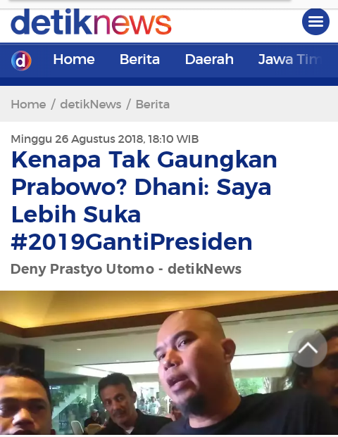 Istana Jawab Kenapa #2019GantiPresiden Dilarang, Relawan Jokowi Tidak