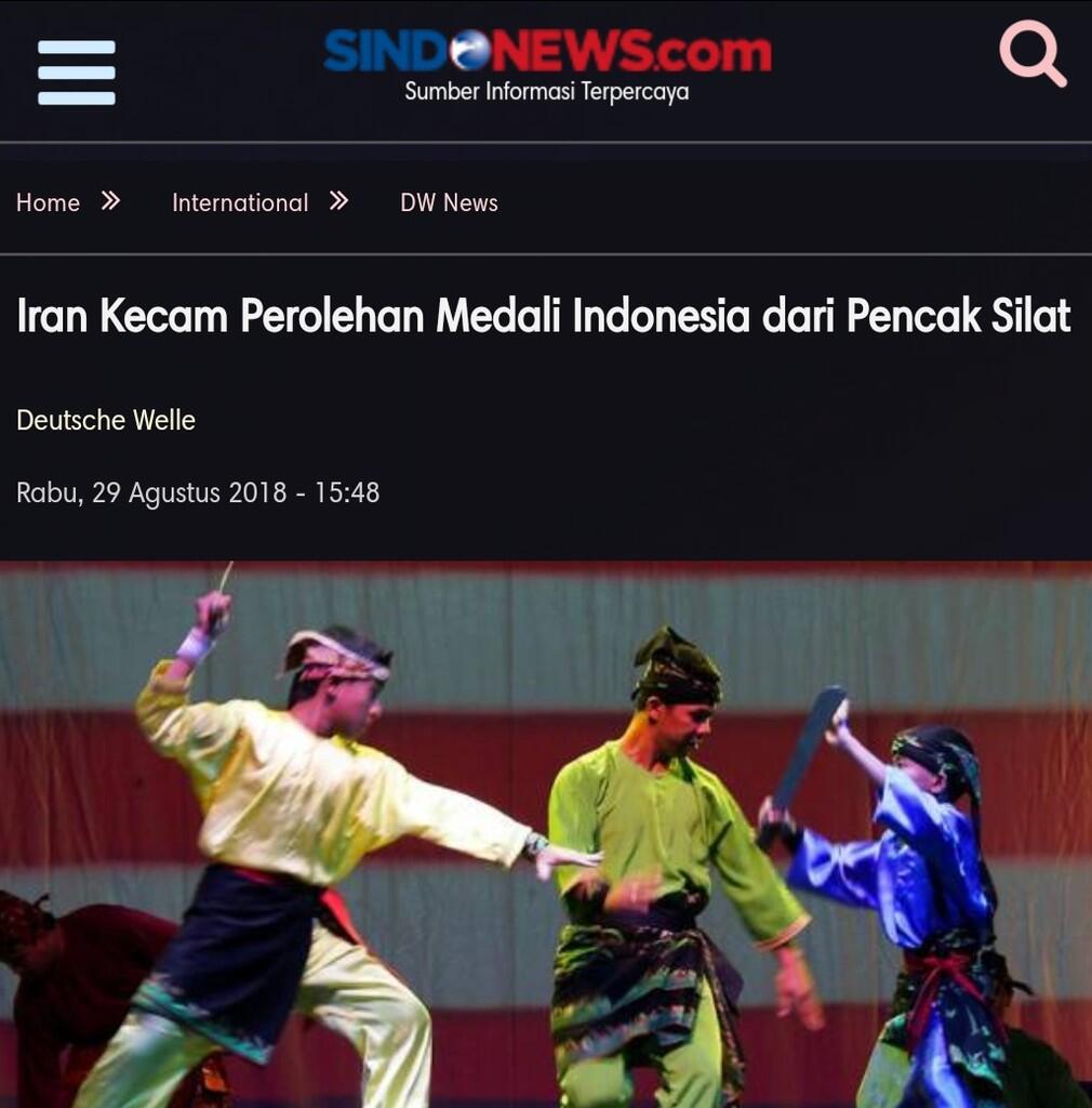 Iran Kecam Perolehan Medali Indonesia dari Pencak Silat