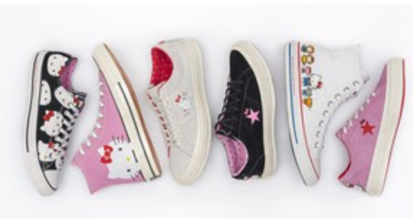 Cute! Sneakers Terbaru Bergambar Hello Kitty dari Converse