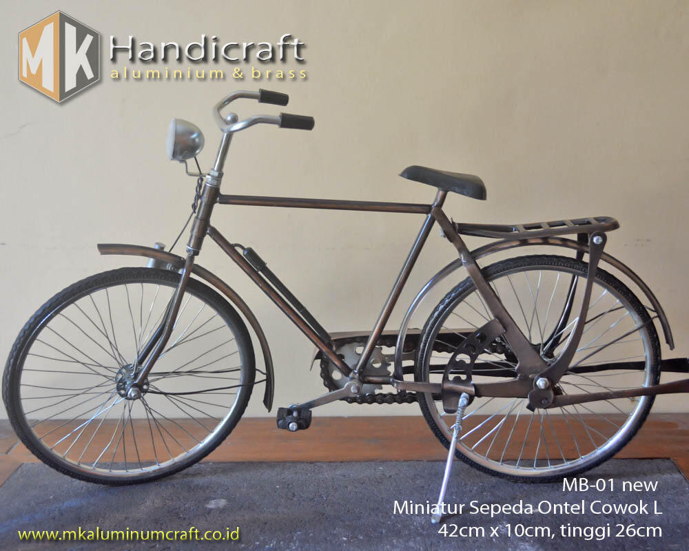 Miniatur Sepeda Jawa - Sepeda Onthel - Sepeda Ontel - Sepeda Kuno