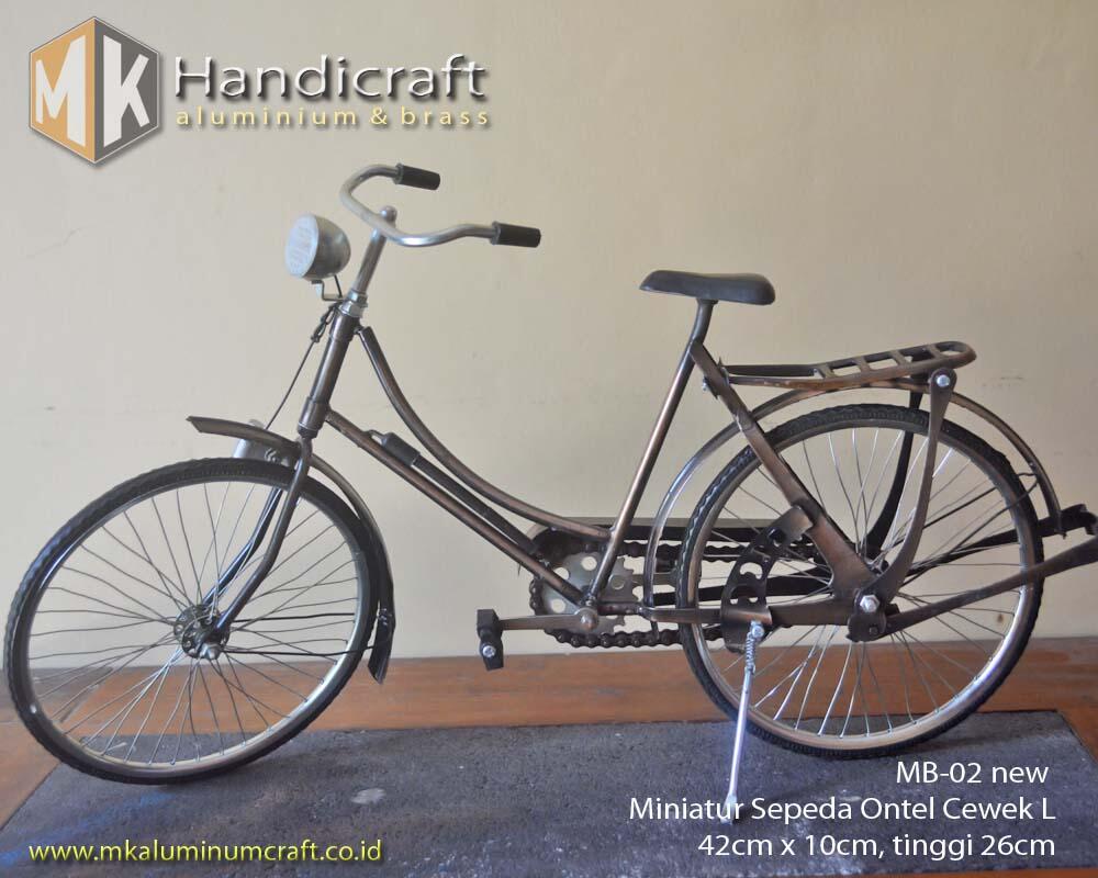 Miniatur Sepeda Jawa - Sepeda Onthel - Sepeda Ontel - Sepeda Kuno