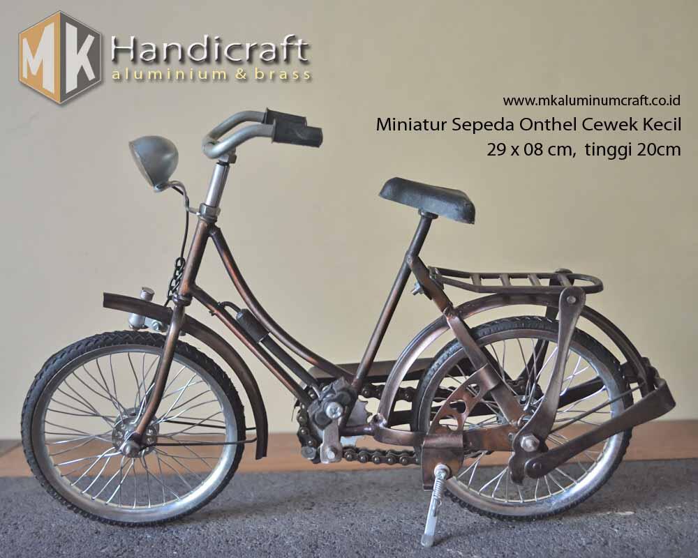 Miniatur Sepeda Jawa - Sepeda Onthel - Sepeda Ontel - Sepeda Kuno