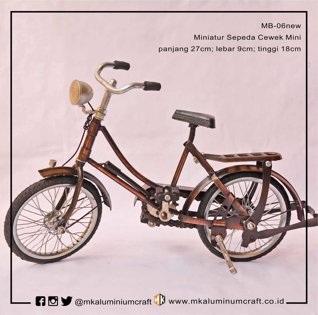 Miniatur Sepeda Jawa - Sepeda Onthel - Sepeda Ontel - Sepeda Kuno
