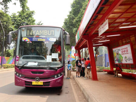 Asian Games, Penumpang Transjakarta Meningkat