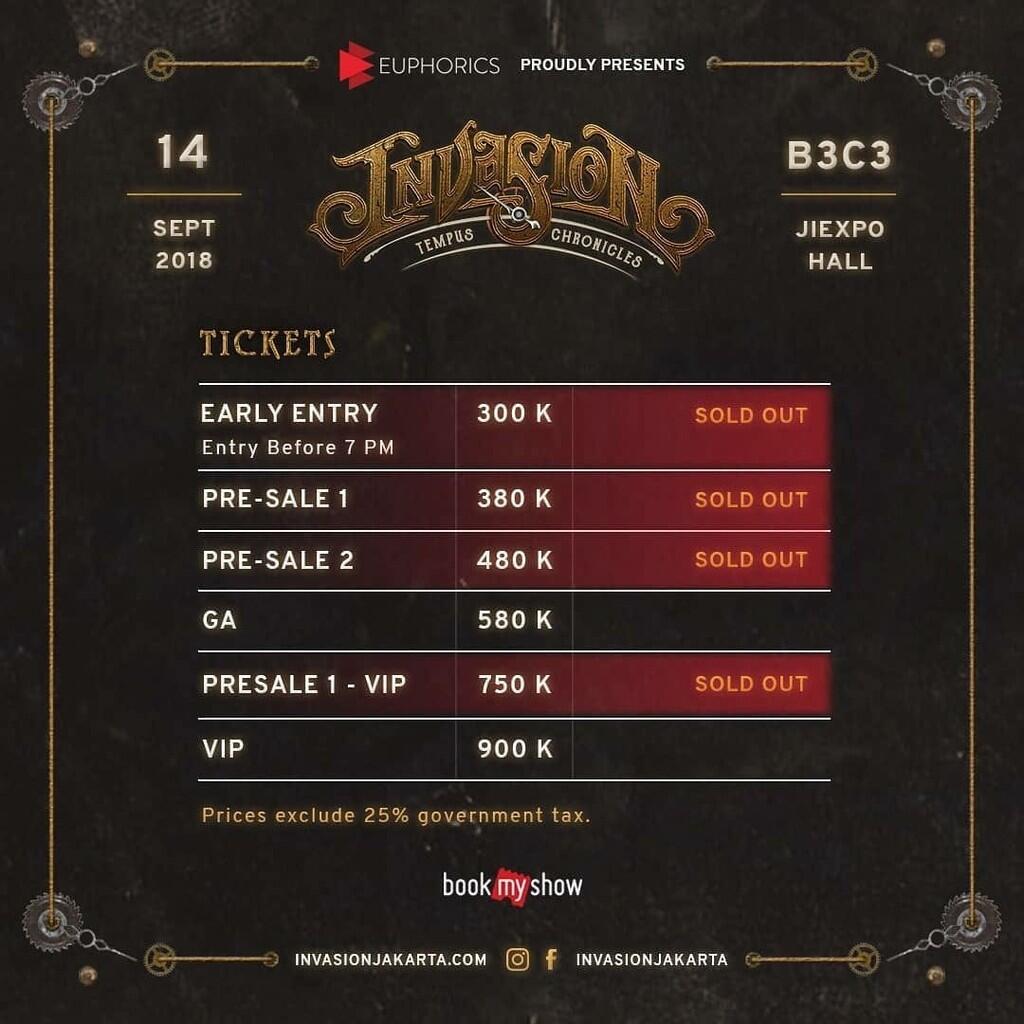 Full Line-Up Invasion 2018 Bikin Lo Gak Bisa Stop Nge-dance!