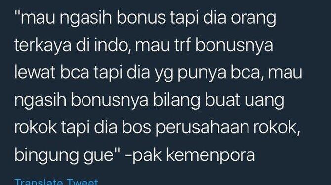 Meme lucu bonus Asian Games untuk Bambang Hartono orang terkaya Indonesia