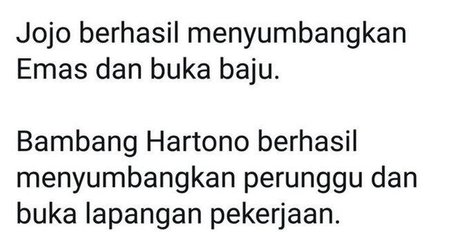 Meme lucu bonus Asian Games untuk Bambang Hartono orang terkaya Indonesia