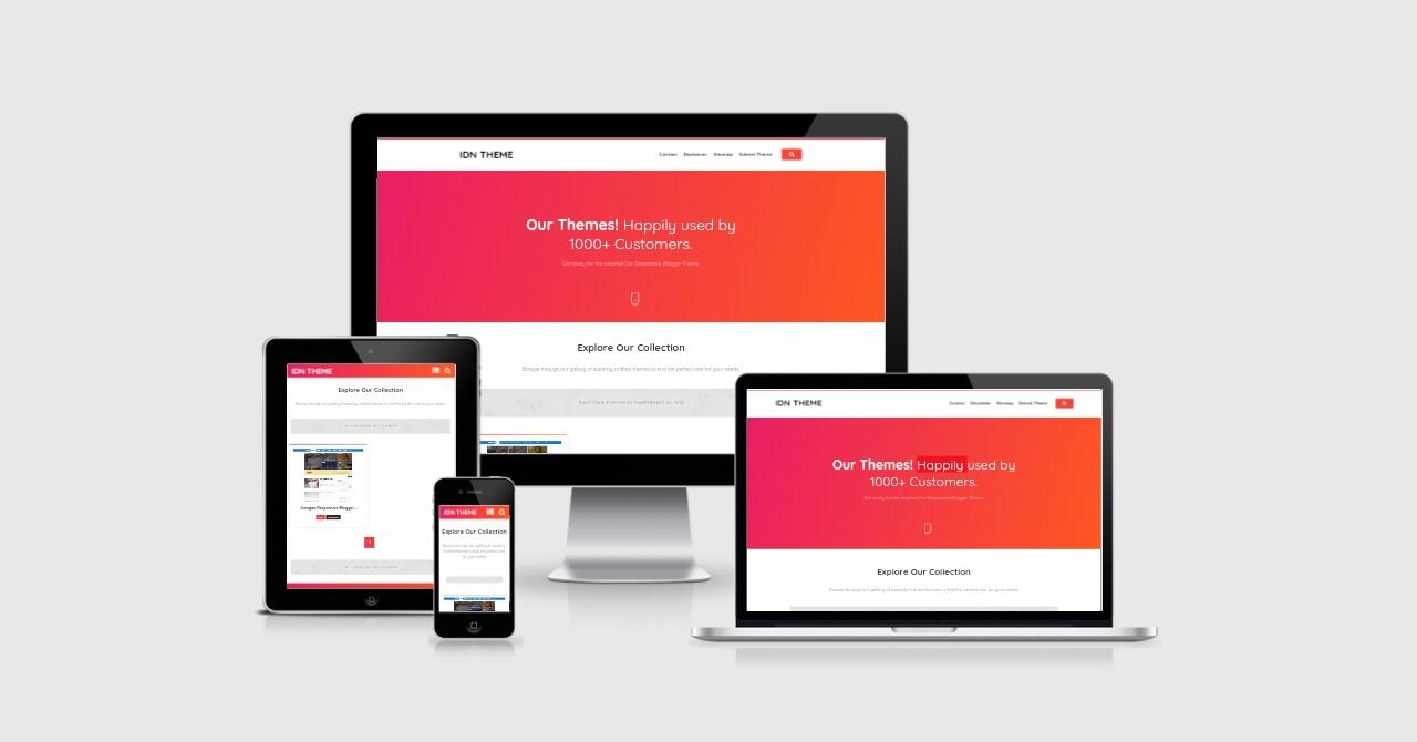 Download Template Blogger Yang Dipakai Idntheme Gratis