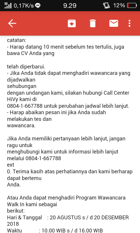 Test dan Interview PT.Wiratama Kreasi Komputindo