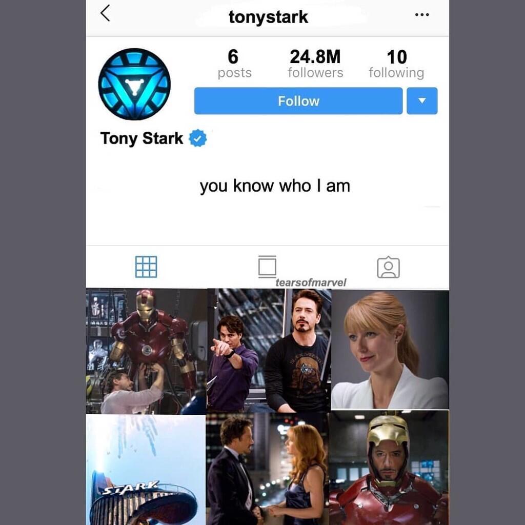 Ini Jadinya Kalau Tony Stark Punya Akun Instagram