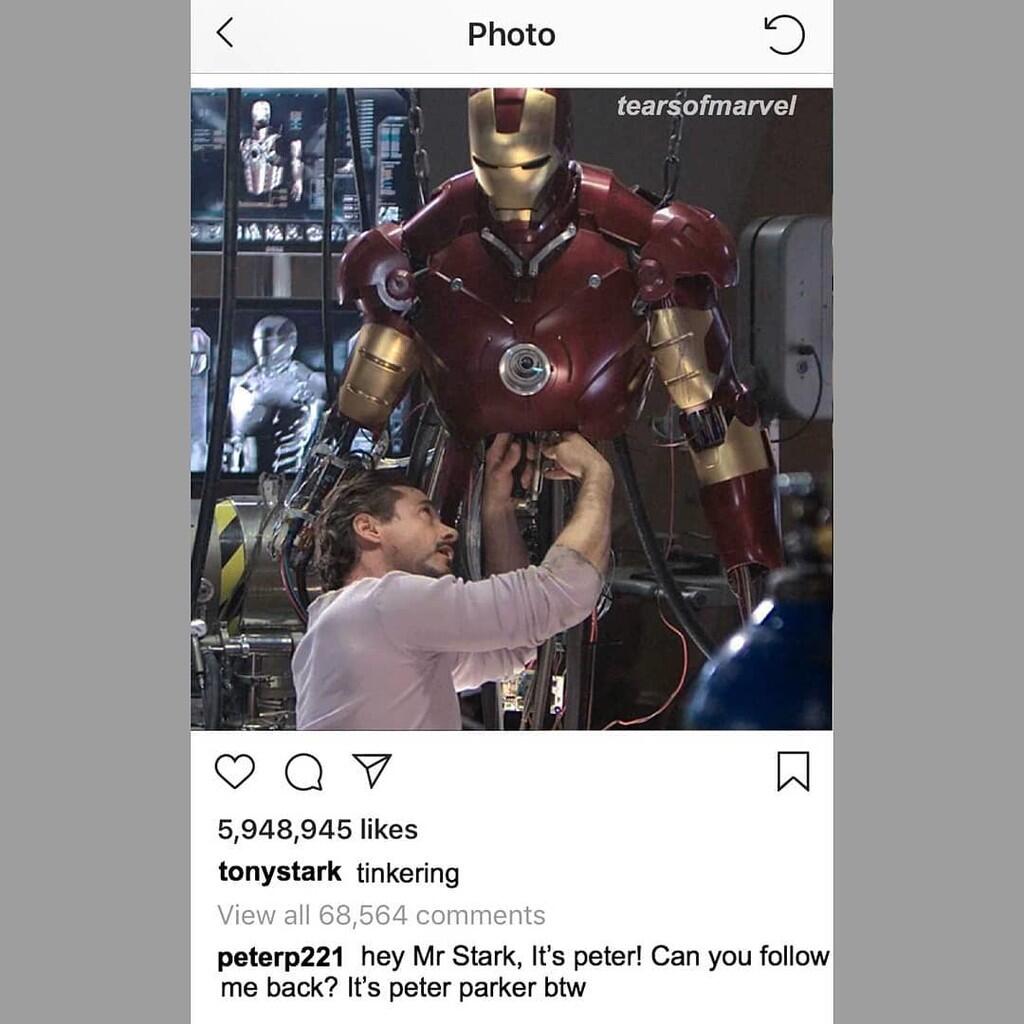 Ini Jadinya Kalau Tony Stark Punya Akun Instagram