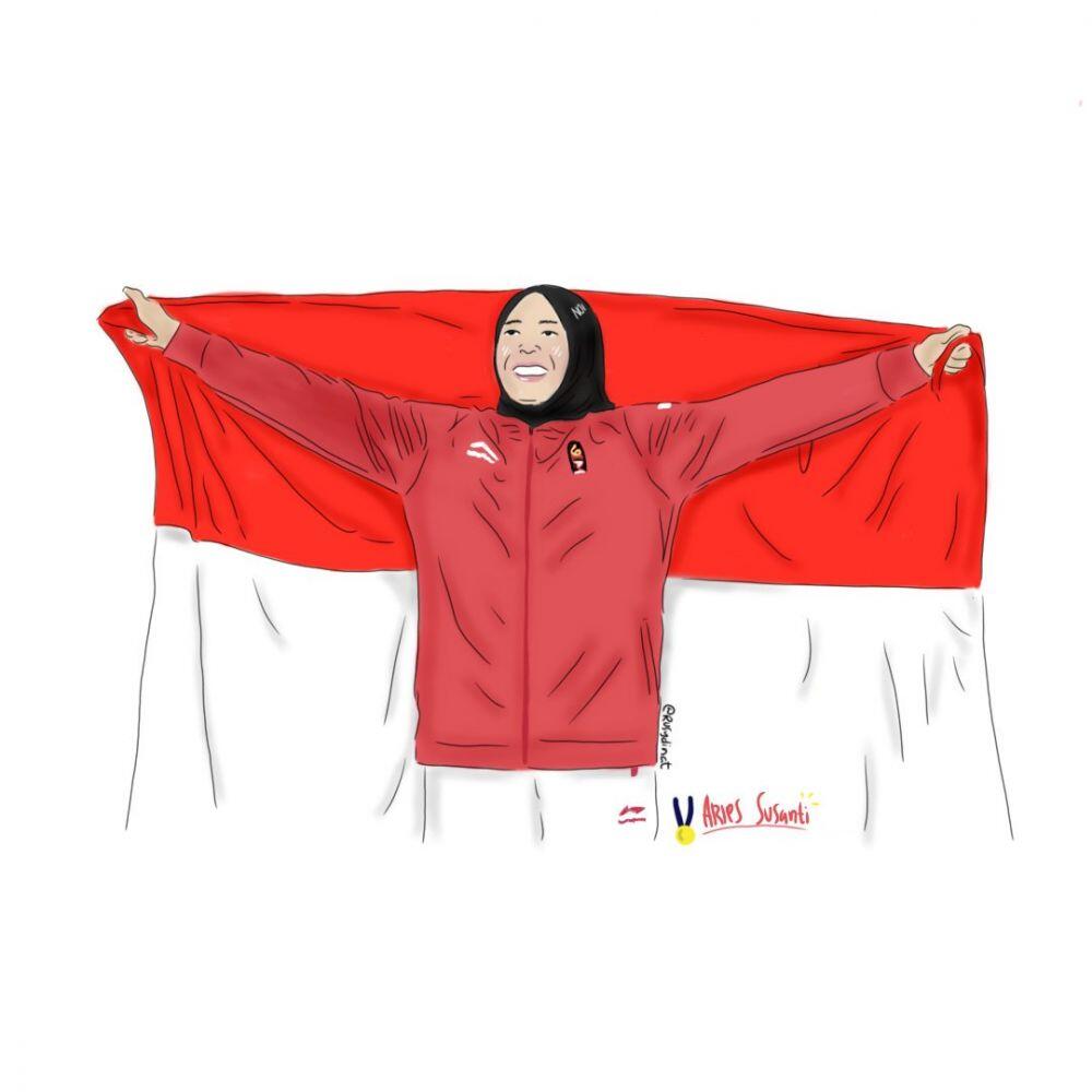 Ajib Abis, Ilustrasi Perolehan Medali Di Asian Games 2018