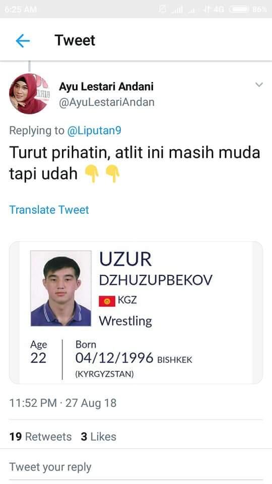 Viral !! Lucu Lucuan Nama Atlet Asian Games 🤣🤣🤣