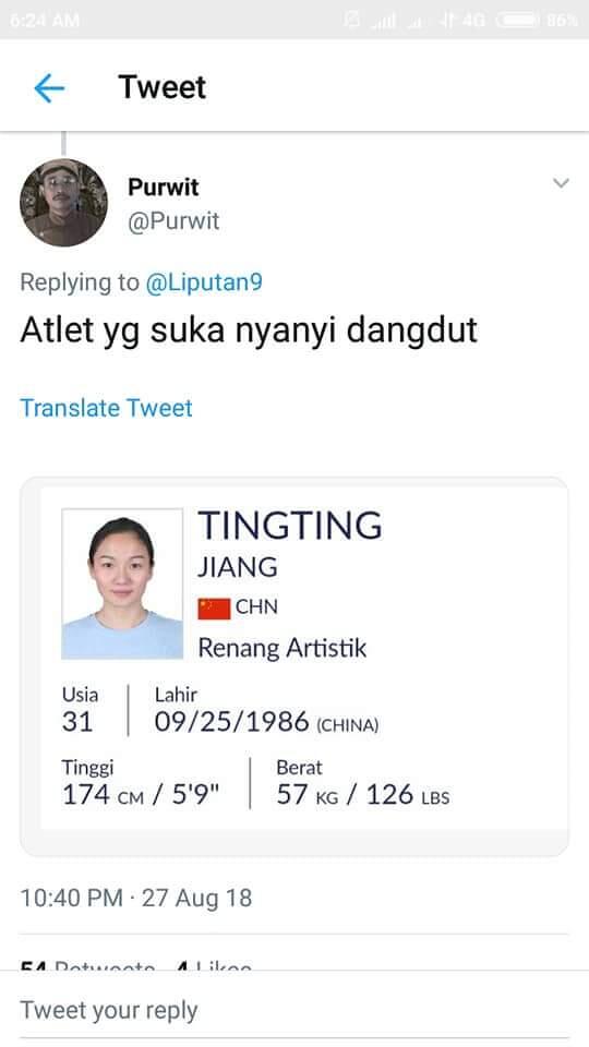 Viral !! Lucu Lucuan Nama Atlet Asian Games 🤣🤣🤣