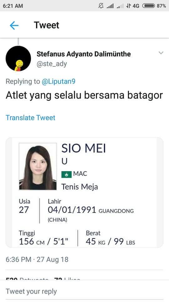 Viral !! Lucu Lucuan Nama Atlet Asian Games 🤣🤣🤣