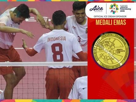 Asian Games 2018: Kalahkan Jepang, Sepak Takraw Sumbang Medali Emas ke-31