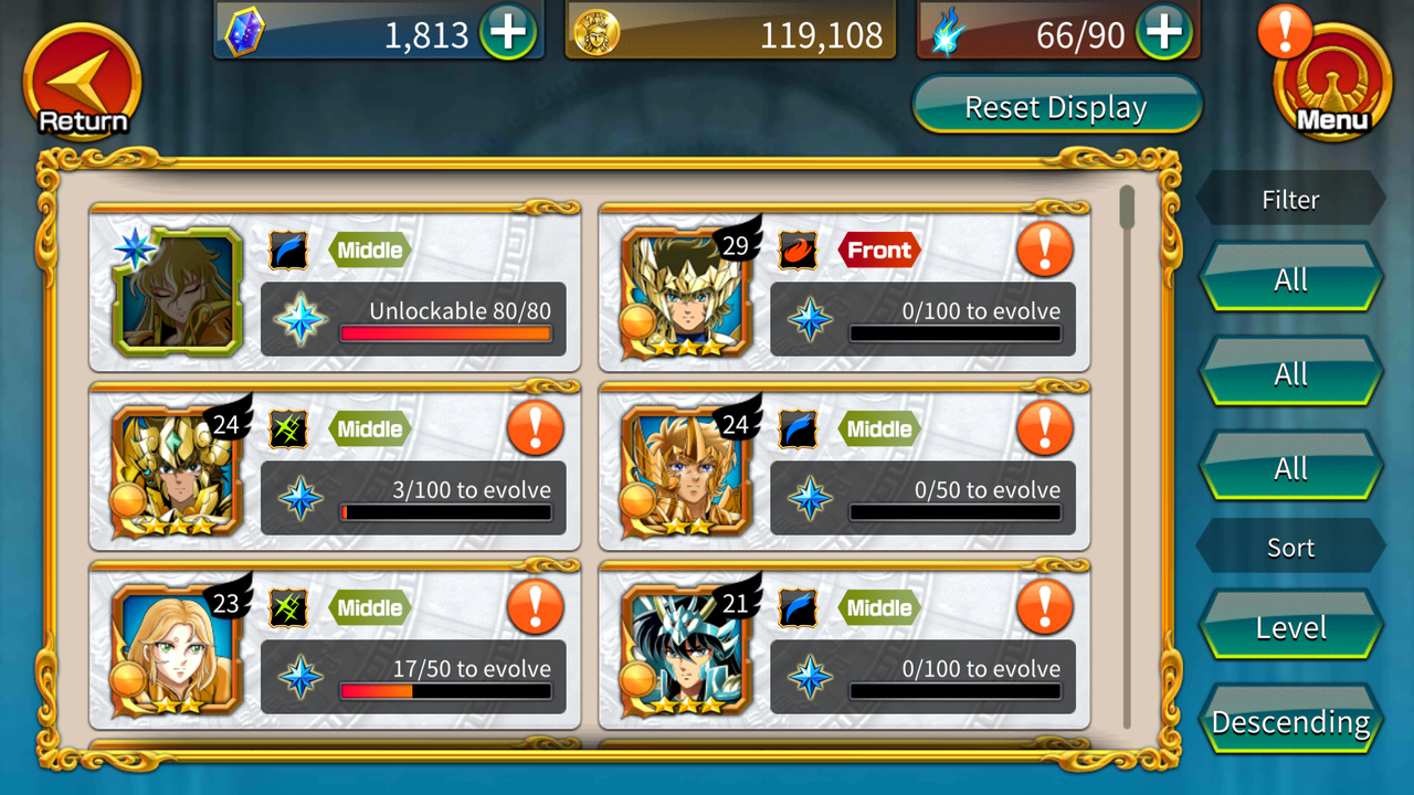 Saint seiya cosmo fantasy global