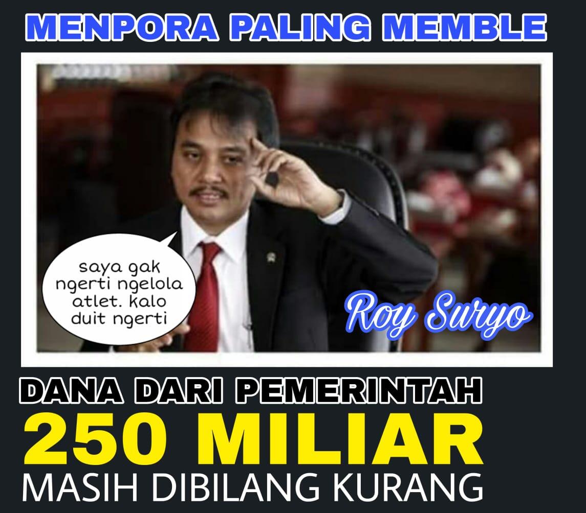 Tidak Profesional Dan Transparan Saat Jadi Menpora Roy Suryo Hanya