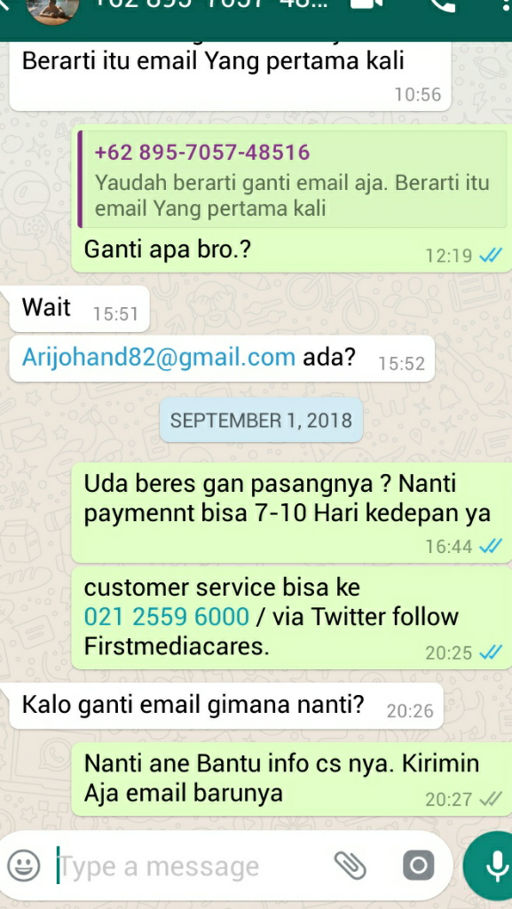ASK Wifi First media 