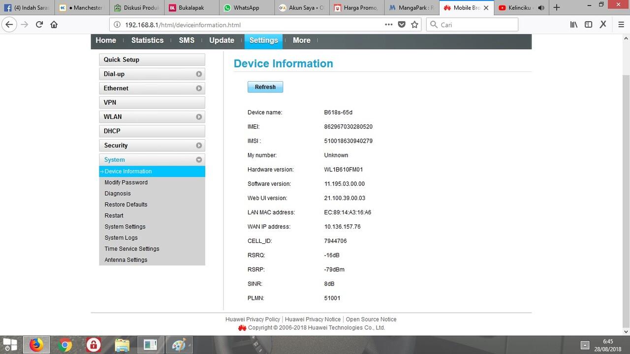 &#91;REVIEW&#93; Huawei B618 LTE Cat11 WiFi 2.4, 5GHz Router Premium Spesifikasi Maksimum