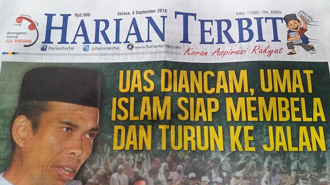Bela UAS, Umat Islam Siap Turun ke Jalan