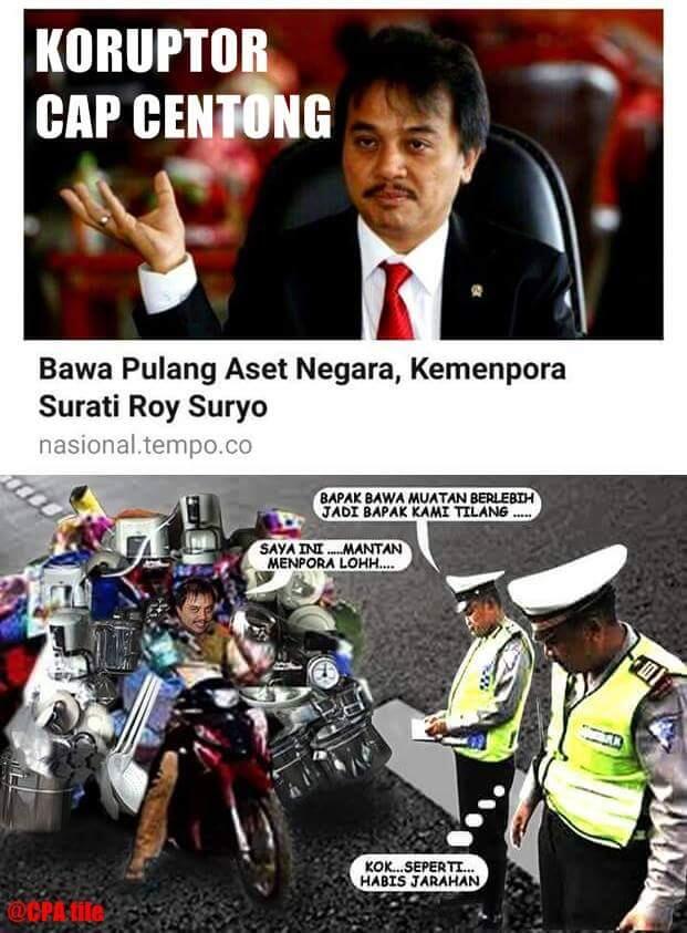 Kemenpora Kembali Surati Roy Suryo agar Kembalikan 3.226 Barang